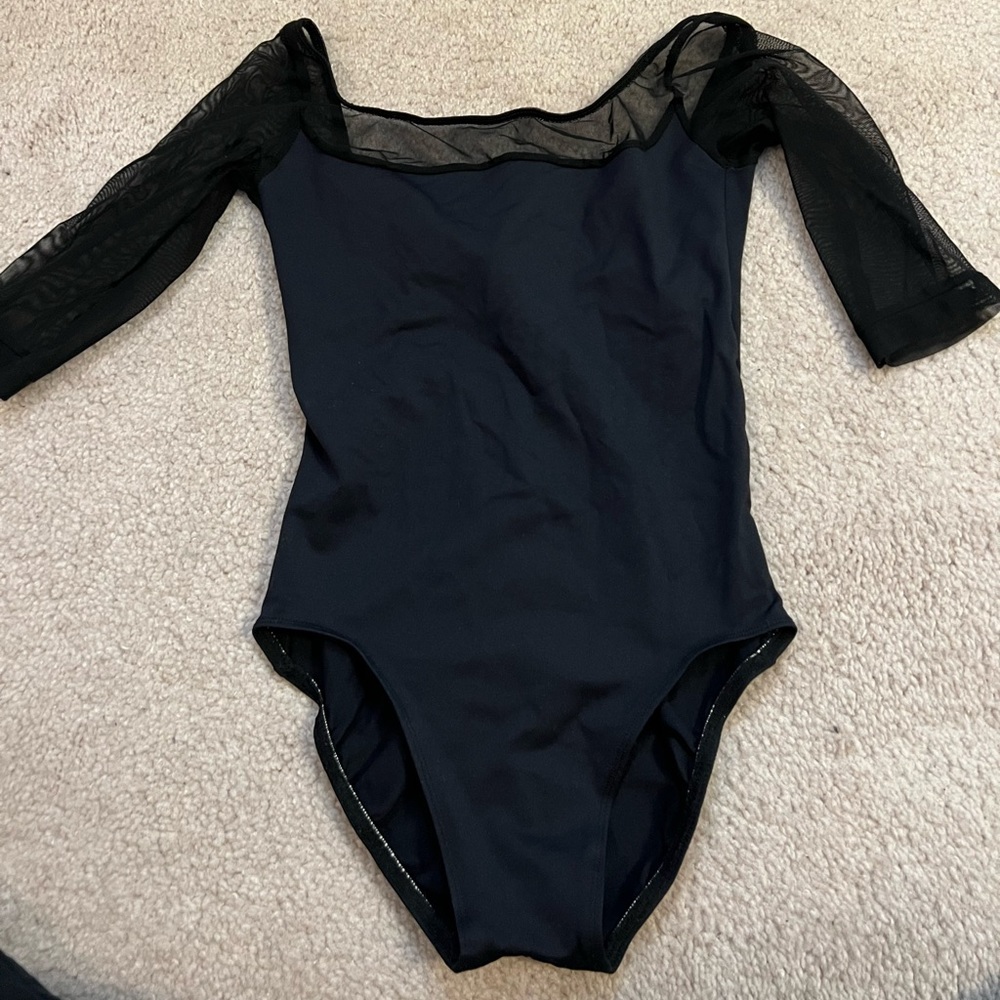 Beautiful black mesh leotard great condition